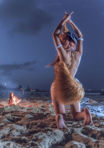 济州岛之夜_十万网红美女美酱